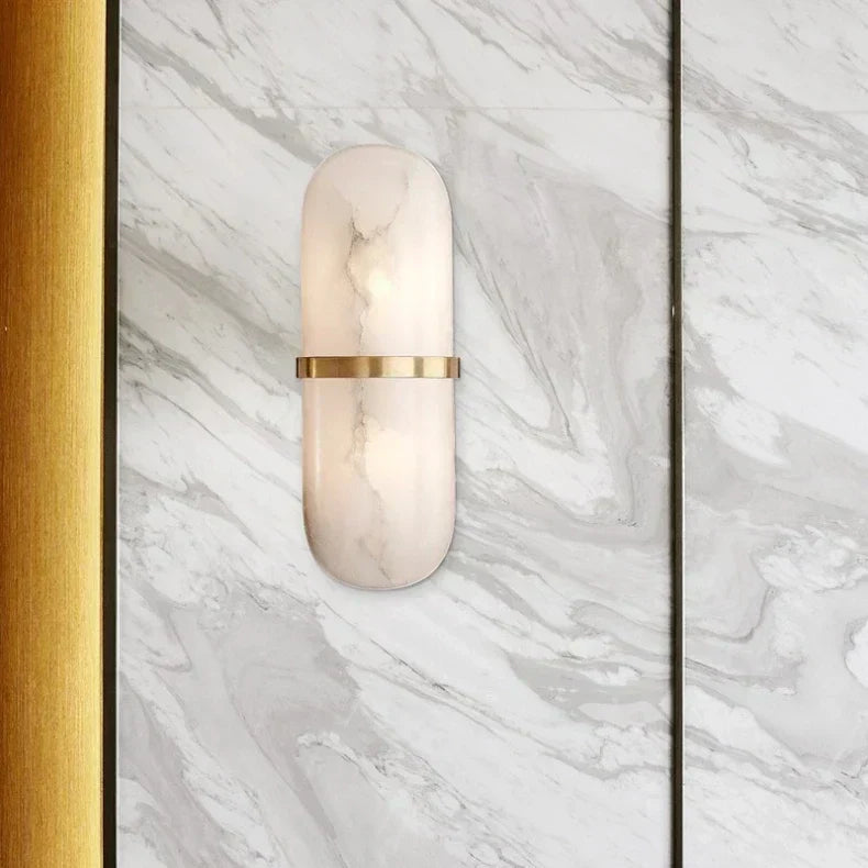 Imperia Marble Wall Light – Luxury Up & Down Sconce | Designer Ambient Lighting
