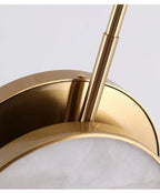 Marble Wall Light – Modern Gold LED Wall Lamp | Luxury Ambient Lighting | Contemporary Stone Interior Feature