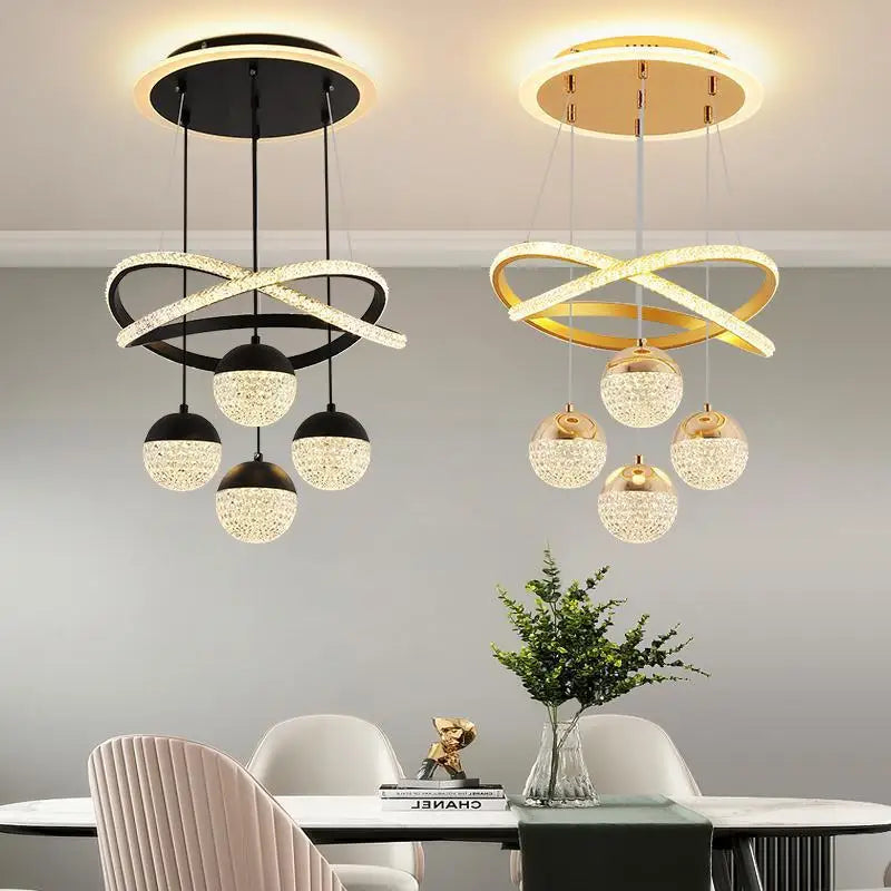 Aurevista LED Pendant Light – Modern Art Deco Hanging Lamp | Elegant Ambient Lighting for Contemporary Interiors