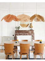 Floral Fabric Pendant Light – Designer E26 Ceiling Lamp | Artistic Ambient Lighting | Contemporary Statement Feature