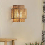 MoriRope Wall Light – Handcrafted Hemp Rope Wall Lamp | Rustic Ambient Lighting | Natural Artisan Décor