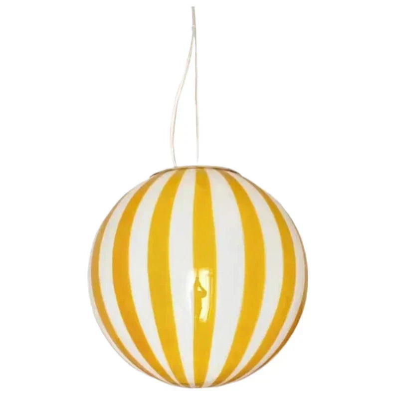 Coloured Glass Globe Pendant Light – Modern E26 Ceiling Lamp | Designer Ambient Lighting | Elegant Contemporary Statement