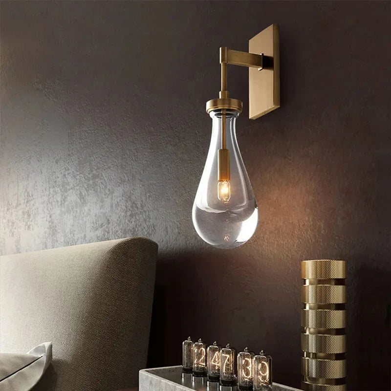 Dropletto Wall Light – Modern Glass Wall Lamp | Elegant Ambient Lighting for Contemporary Interiors