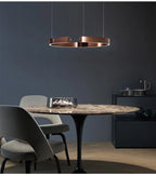 Elvara Linear Pendant Light – Minimalist LED Dining Table Lamp | Modern Adjustable Hanging Light for Kitchen Islands & Contemporary Interiors