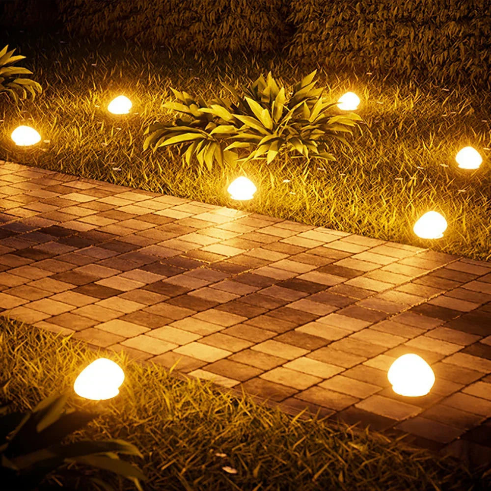 StoneGlow Solar Garden Light – Waterproof Pebble Outdoor Lamp | Decorative LED Lighting for Gardens & Patios