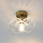 Fiora Bloom Ceiling Light – Sculptural Hibiscus Glass Ceiling Lamp | Elegant Floral Lighting for Refined Interiors