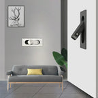 Arctis Pivot Wall Light – Adjustable Recessed LED Reading Lamp | Minimalist Nordic Wall Lighting