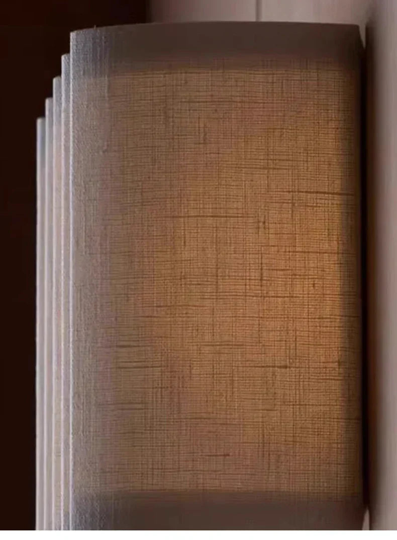 Kasumi Fabric Wall Light – Wabi-Sabi Wall Lamp | Japanese Minimalist Lighting for Calm Modern Interiors