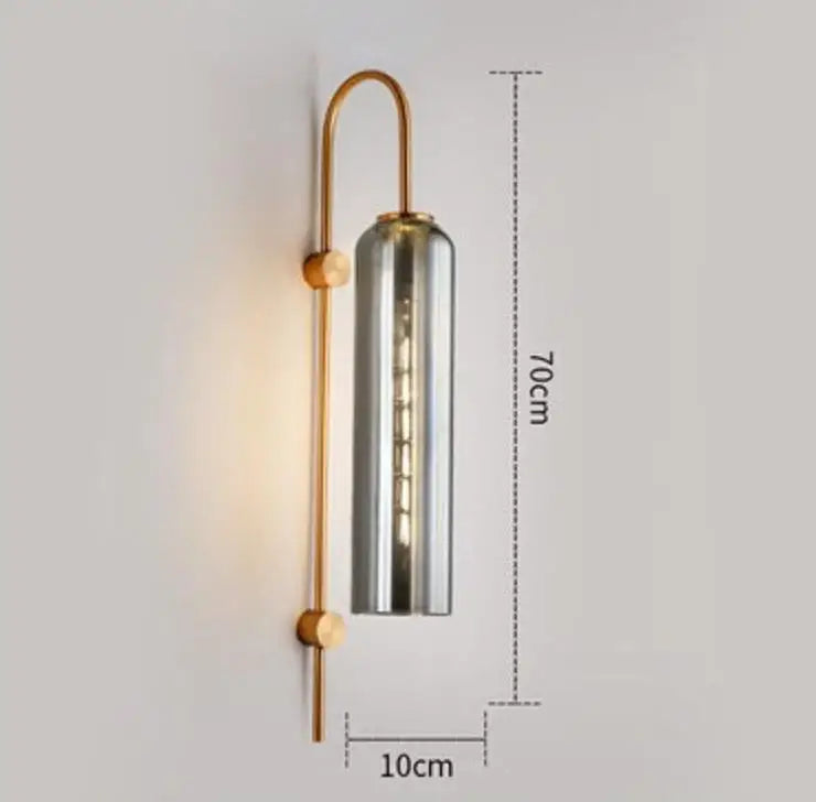 Scandinavian Glass Pendant Light – Modern E26 Ceiling Lamp | Elegant Ambient Lighting | Contemporary Nordic Interior Décor