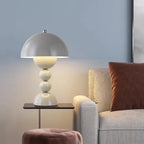 Nordic Floral LED Table Lamp – USB Dimmable Night Light | Decorative Bedside Lamp | Modern Home Accent Lighting