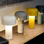 Milano Glow Rechargeable Mushroom Lamp – Cordless Italian Designer Lighting | Dimmable Ambient LED