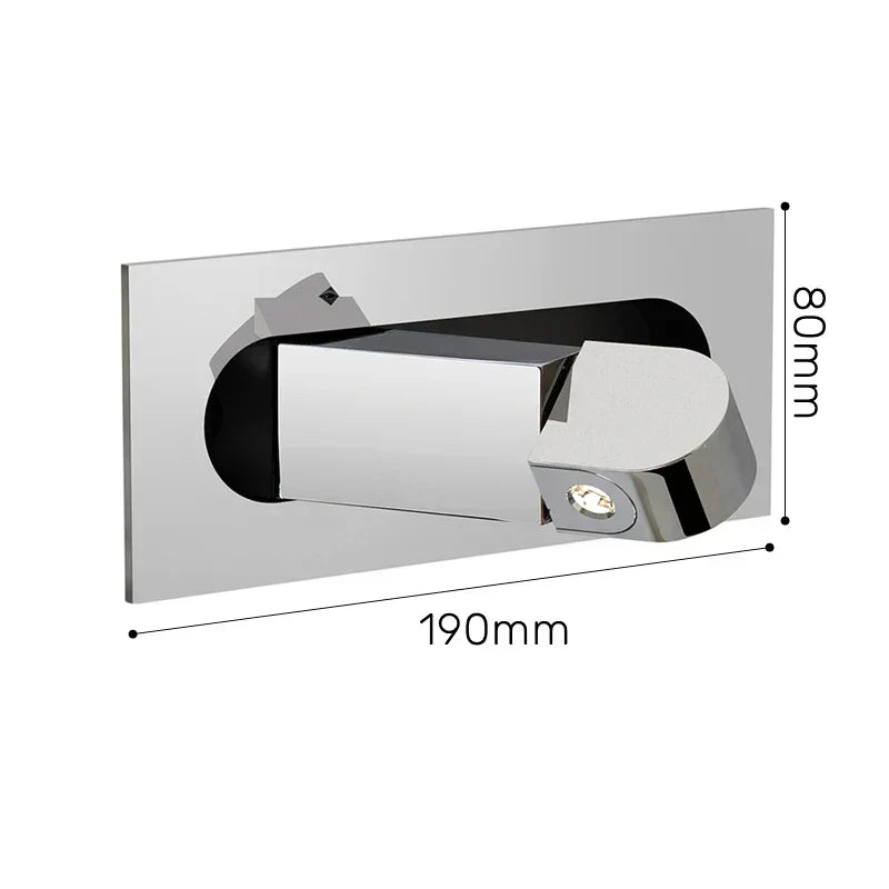 Arctis Pivot Wall Light – Adjustable Recessed LED Reading Lamp | Minimalist Nordic Wall Lighting