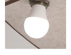Wabi-Sabi Pendant Light with Fabric Shade – Japandi Retro Ceiling Lamp | Warm Ambient Interior Lighting