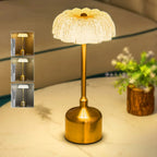 LumiVintage 3000 – Retro LED Table Lamp with Touch Dimming & Rechargeable Battery