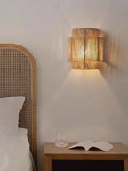 MoriRope Wall Light – Handcrafted Hemp Rope Wall Lamp | Rustic Ambient Lighting | Natural Artisan Décor