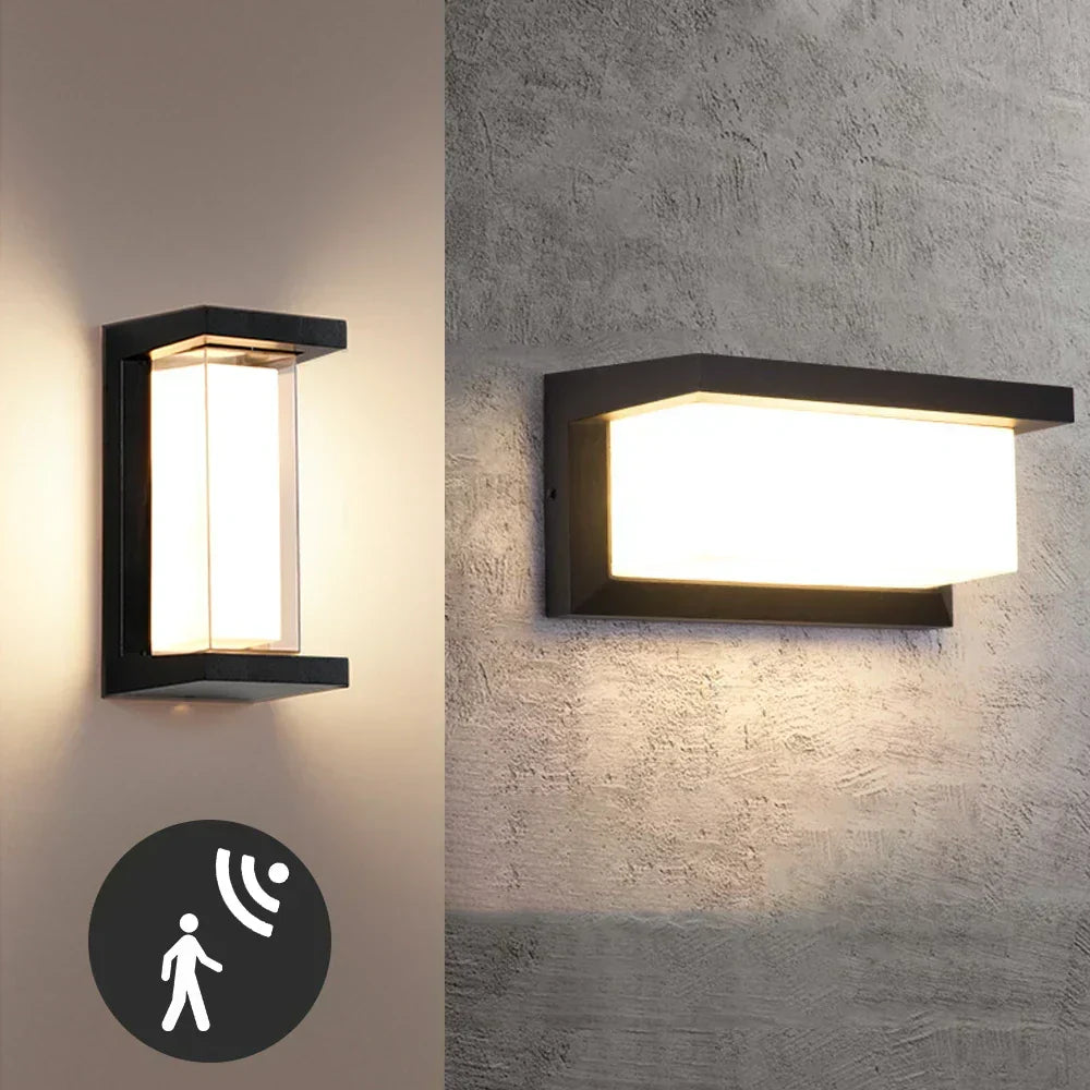 SentriBeam LED Outdoor Wall Light – Motion Sensor Waterproof Wall Lamp | IP65 Exterior Security Lighting