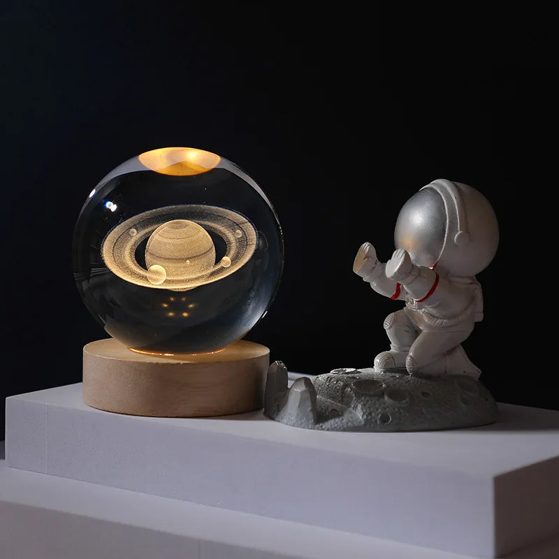 Lumea Galaxy Crystal Night Light – Celestial Ambience for Every Space
