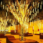 SternFall 50cm LED Meteor Shower String Lights – 8-Tube Falling Rain Lights for Outdoor Christmas & Garden Decoration