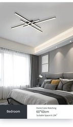 Modern Nordic LED Ceiling Light – Minimalist Flush Mount Ceiling Lamp | Energy-Efficient Home Lighting | Premium Contemporary Fixture