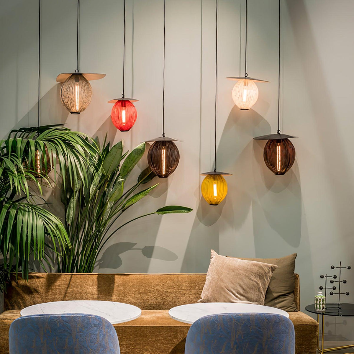 Orbita Satellite Pendant Light – Mid-Century Modern Metal Hanging Lamp | Sculptural Nordic Ceiling Lighting