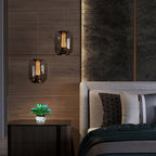 Savannah Black Glass Pendant Light – Modern Elegant Hanging Lamp | Luxury Smoked Glass Ceiling Lighting