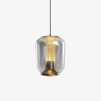 Savannah Black Glass Pendant Light – Modern Elegant Hanging Lamp | Luxury Smoked Glass Ceiling Lighting