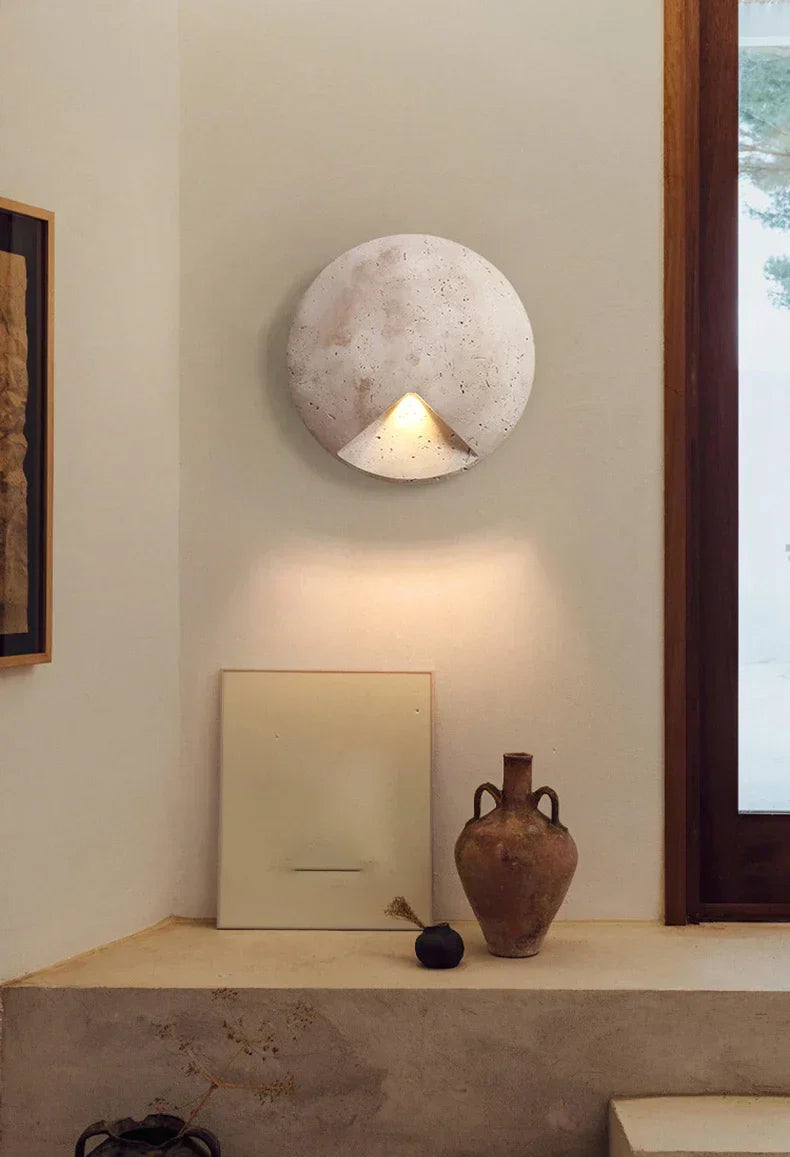 ArtaStone Wall Light – Natural Stone LED Wall Lamp | Art Deco Ambient Lighting | Luxury Interior Statement