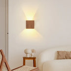 Nordwood Glow Wall Light – Wooden LED Wall Lamp | Scandinavian Up & Down Lighting | Japandi Interior Design