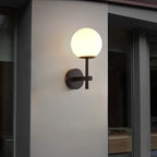 AuroraSphere Wall Light – Nordic Glass Globe LED Wall Lamp | Modern Ambient Lighting for Bedrooms & Bathrooms