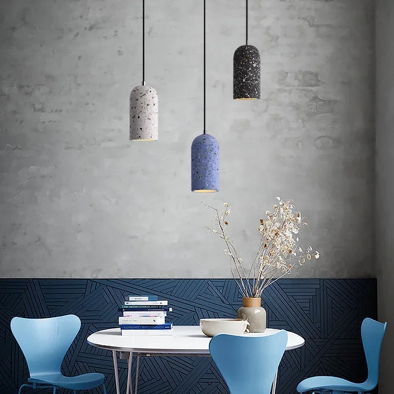Concrete Pendant Light – Industrial E26 Ceiling Lamp | Handmade Minimalist Lighting | Contemporary Loft-Inspired Design