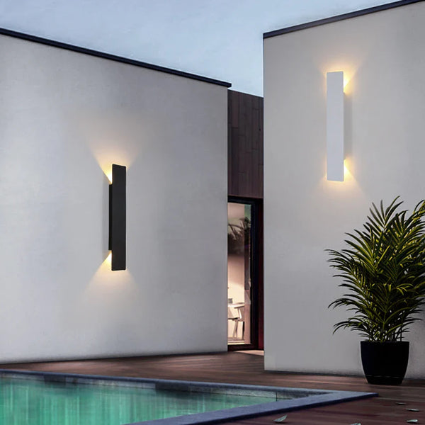 Triglow LED Outdoor Wall Light – Waterproof Modern Sconce | Contemporary Exterior Lighting