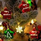 Hollow Globe LED Christmas String Lights – Battery-Powered Decorative Lights for Parties, Bedrooms & Christmas Trees