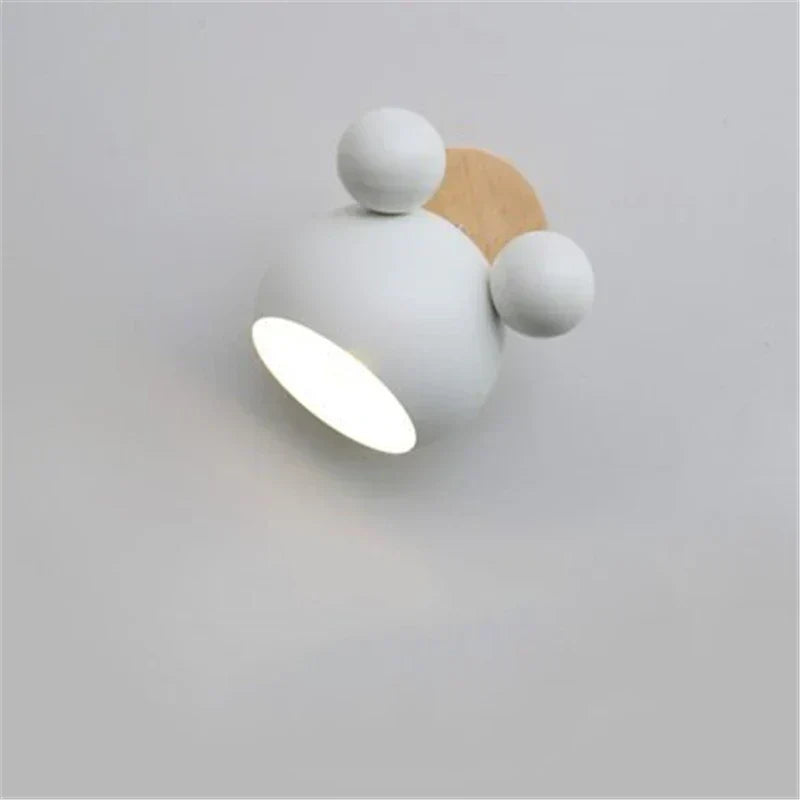 Nordic Mouse-Inspired Wall Lamp – Stylish LED Wall Light for Kids’ Rooms & Modern Interiors