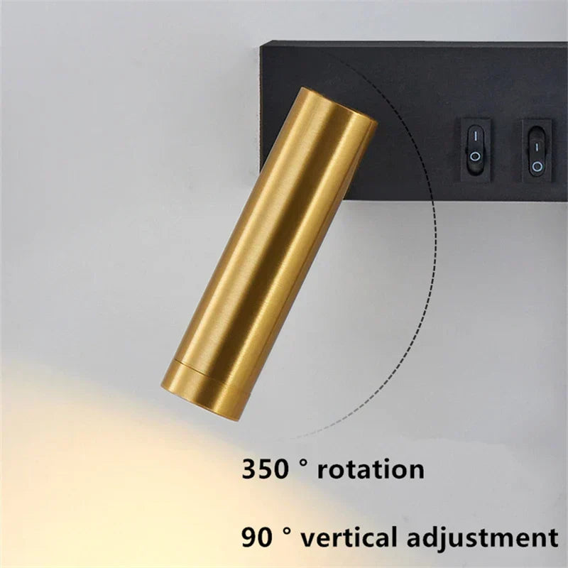 NordAura Dual Wall Light – Scandinavian Up & Down Wall Lamp | Modern Ambient Lighting | Minimalist Interior Design