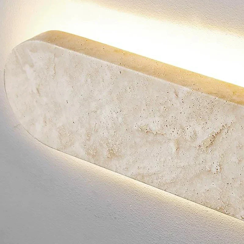 TerraLinea Wall Light – Natural Stone LED Wall Lamp | Modern Ambient Lighting for Contemporary Interiors