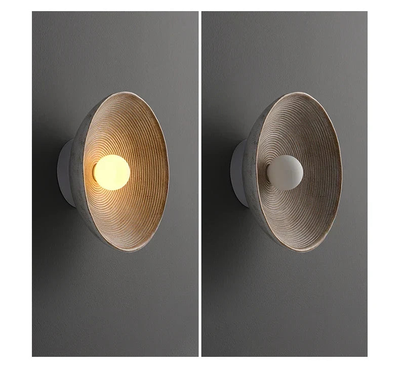 SpinAura LED Wall Light – Modern Spiral Wall Lamp | Up & Down Ambient Lighting | Contemporary Interior Design
