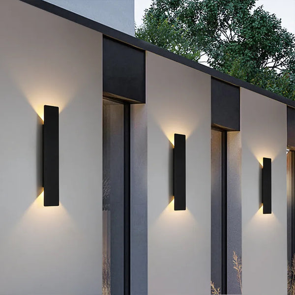 Triglow LED Outdoor Wall Light – Waterproof Modern Sconce | Contemporary Exterior Lighting
