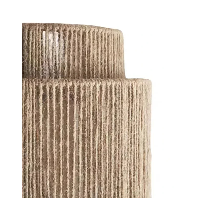 MoriRope Wall Light – Handcrafted Hemp Rope Wall Lamp | Rustic Ambient Lighting | Natural Artisan Décor