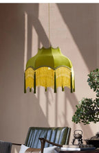 Versailles Tassel Pendant Light – French Vintage Chandelier | Luxury Fabric Ceiling Lamp | Timeless Interior Elegance