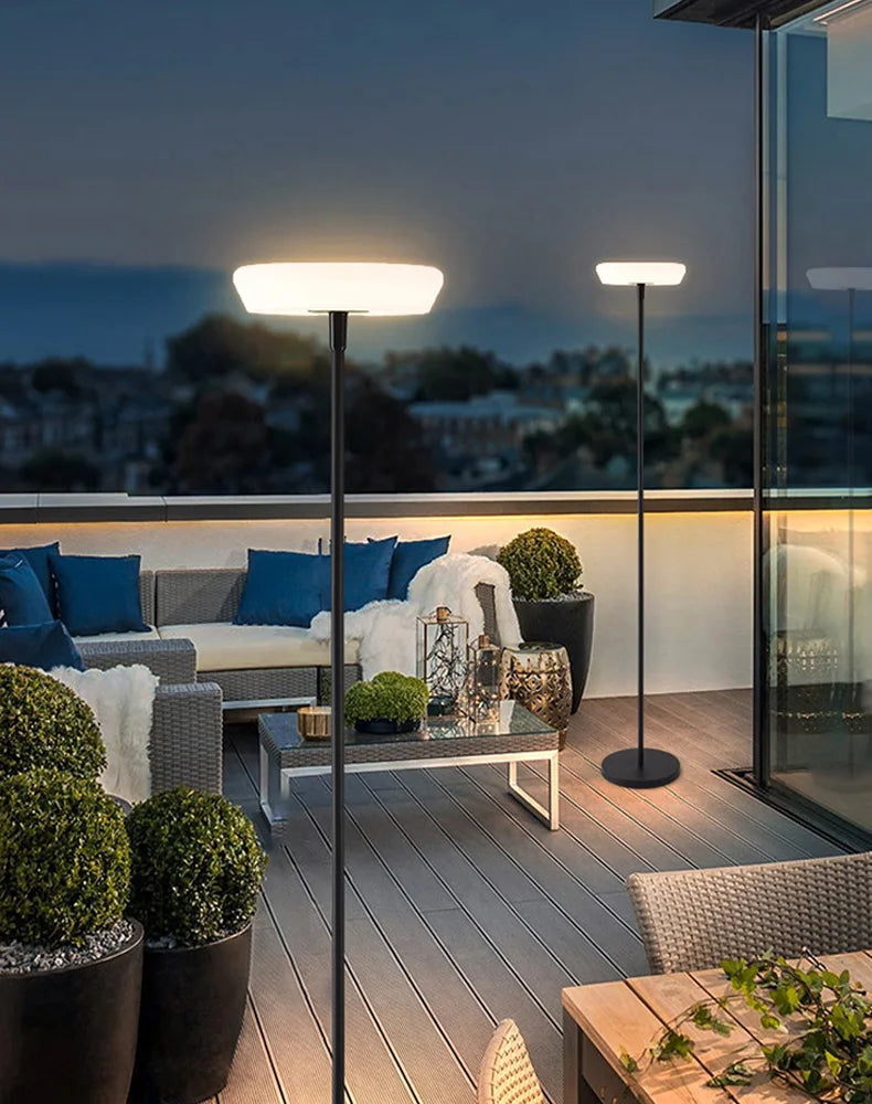 Solenva Portable Garden Lamp – Solar & USB Rechargeable Outdoor Light | Minimalist LED Floor Lamp for Indoor & Outdoor Spaces