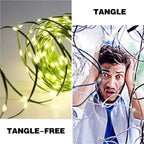 GLOWLINE LED String Lights – Waterproof Decorative Fairy Lights | 8 Lighting Modes | Indoor & Outdoor Celebration Lighting
