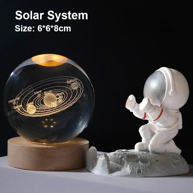 Lumea Galaxy Crystal Night Light – Celestial Ambience for Every Space