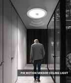LED Ceiling Light with Motion Sensor – Automatic Round Ceiling Fixture | Energy-Efficient Indoor Lighting | PIR Sensor Ceiling Lamp