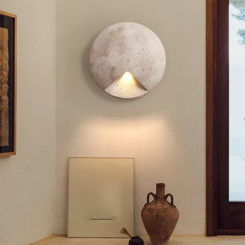 ArtaStone Wall Light – Natural Stone LED Wall Lamp | Art Deco Ambient Lighting | Luxury Interior Statement