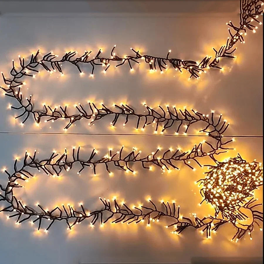 FIREFESTA LED Firecracker String Lights – Warm White Decorative Lighting | Waterproof Indoor & Outdoor Celebration Lights