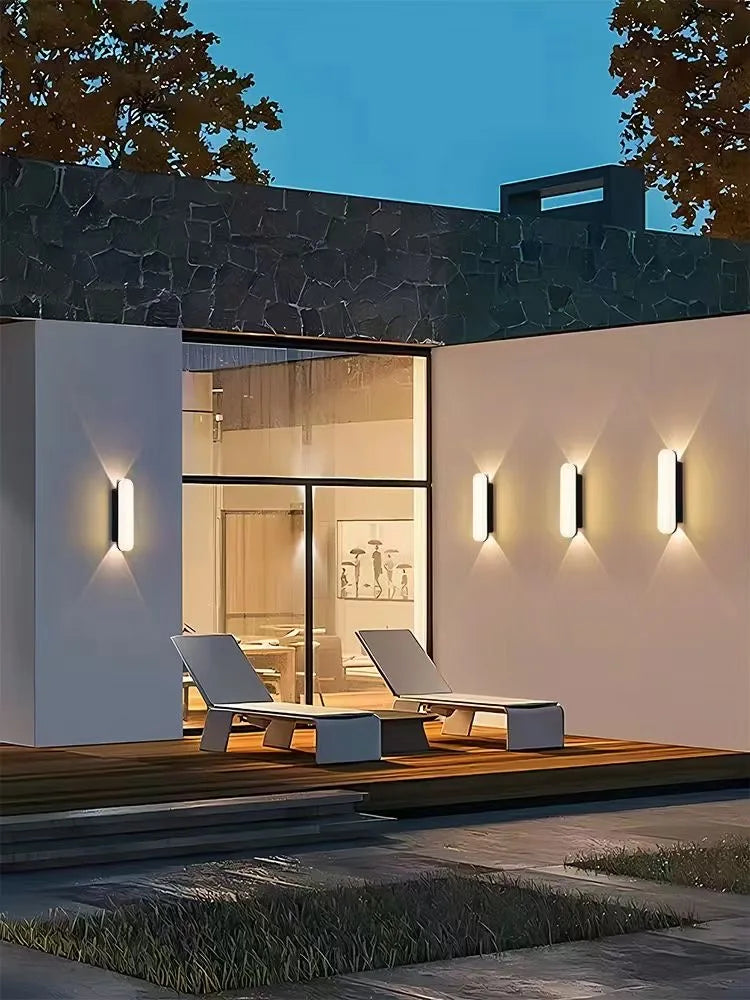 Aurivex LED Wall Light – Waterproof Nordic Indoor & Outdoor Wall Lamp | Modern Aluminium Lighting