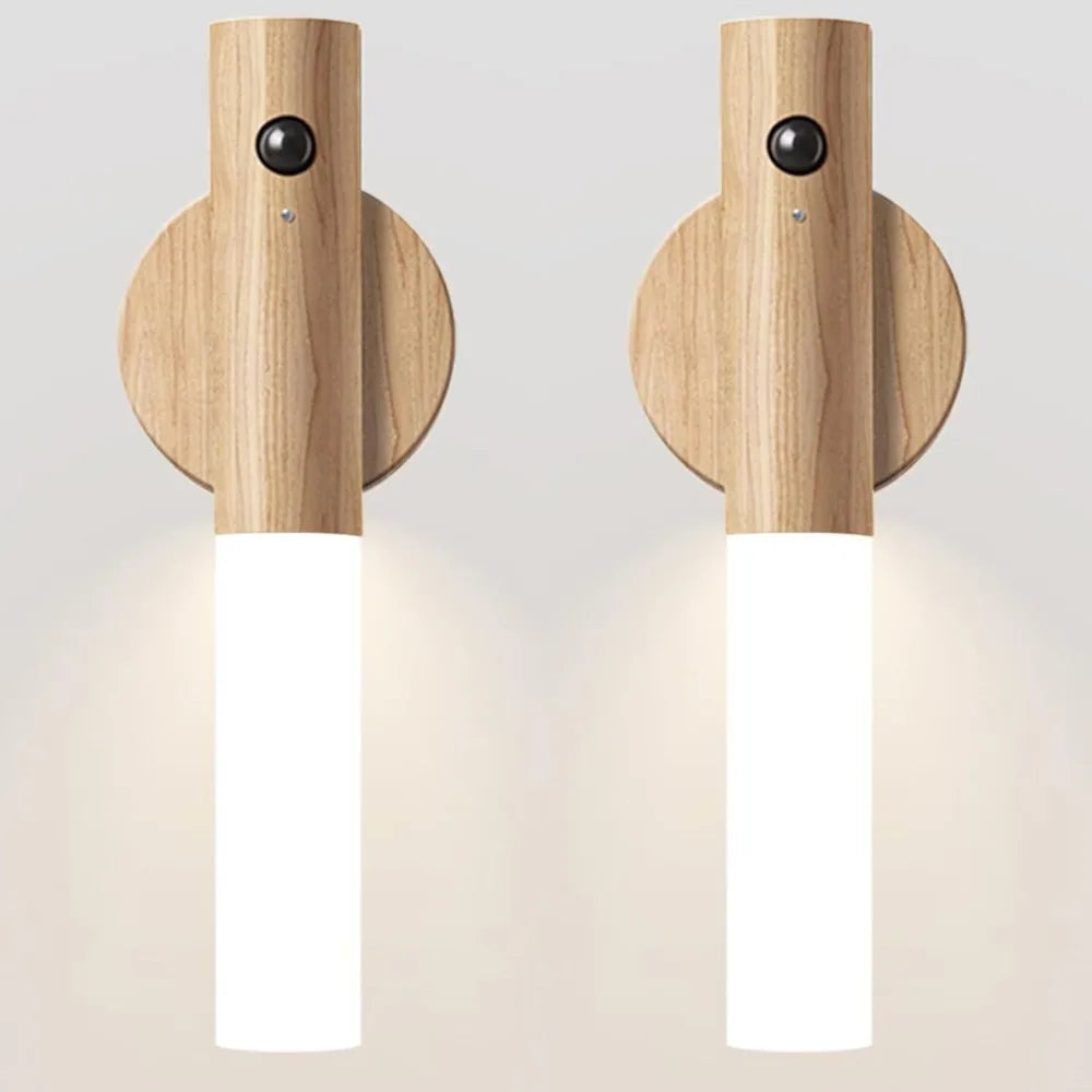 LumiSense Motion Wall Light – Wireless Rechargeable LED Sconce | Smart Sensor Lighting
