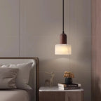 Auralith Marble Pendant Light – Wabi-Sabi Jade Stone Ceiling Lamp | Luxury LED Lighting for Refined Interiors