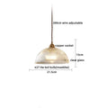 Verra Copper Pendant Light – Modern Glass Ceiling Lamp | Contemporary Ambient Lighting | Refined Interior Elegance