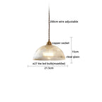 Verra Copper Pendant Light – Modern Glass Ceiling Lamp | Contemporary Ambient Lighting | Refined Interior Elegance